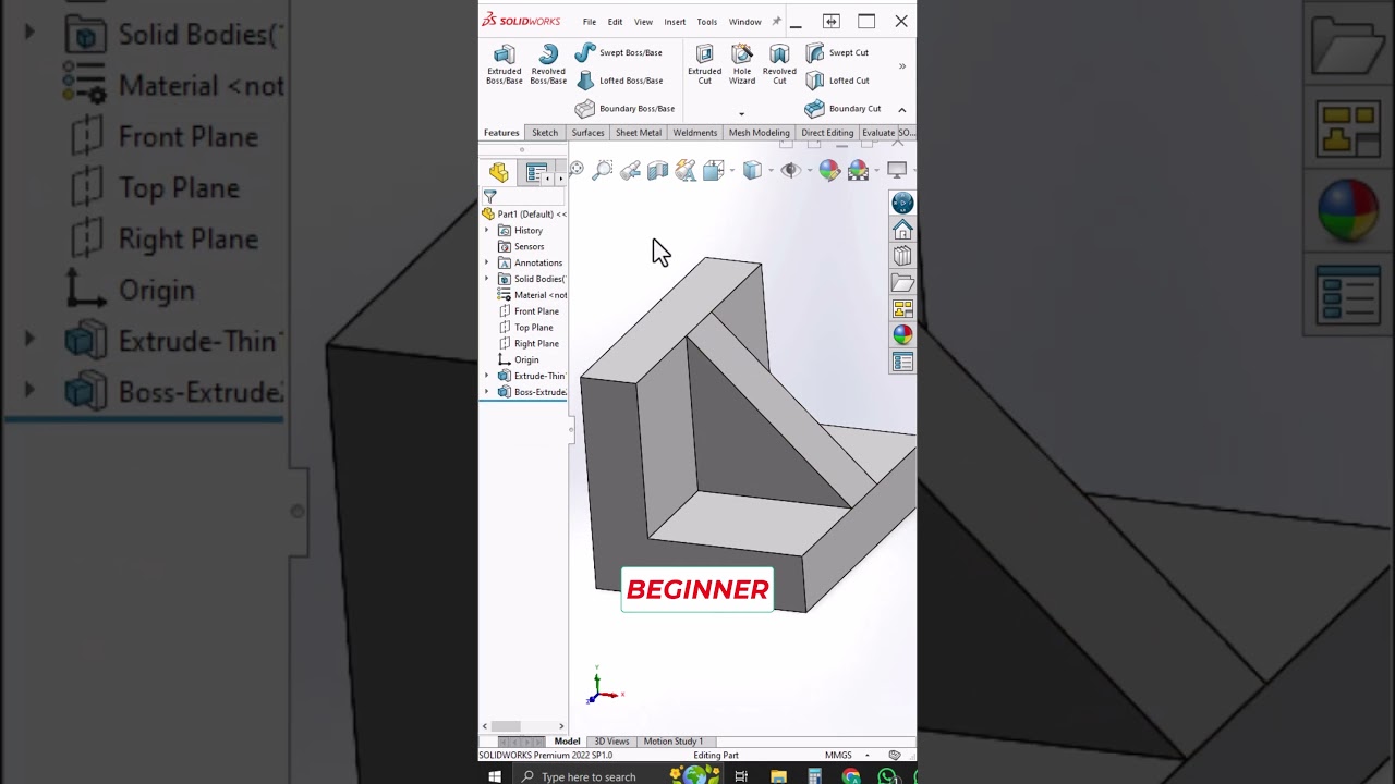 SOLIDWORKS TIPS AND TRICKS | RIB COMMAND