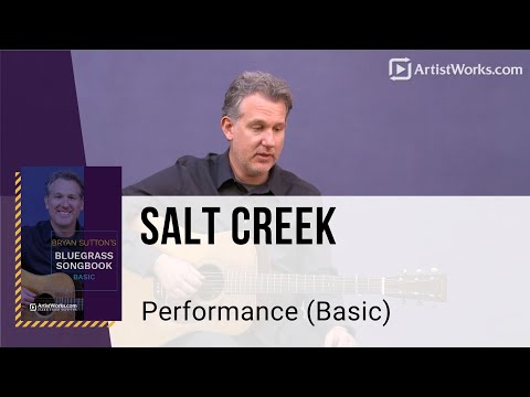 🎸 Bryan Sutton Guitar Lesson - Salt Creek - Performance (Basic) - TrueFire