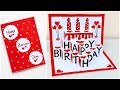 DIY 3D Birthday Pop Up Card 2024 Handmade Birthday Greeting Card Idea How To Make Birthday Card