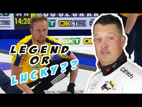 Curlers try to recreate Niklas Edin's super spinner shot | Sheet Show with Benny Heebz