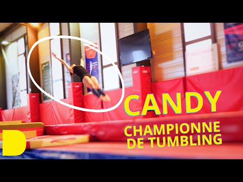 CANDY BRIERE VETILLARD - L'ENTRAINEMENT D'UNE CHAMPIONNE DE TUMBLING