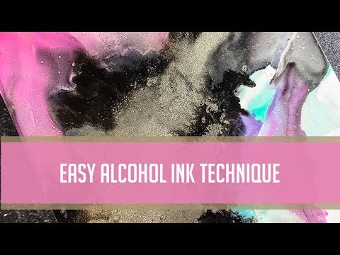 Easy Alcohol Ink techniques on Yupo Paper and FIRE! Yup, FIRE.