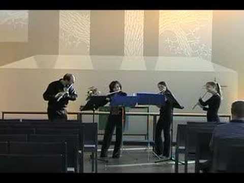 L.Anderson - Blue Tango (Helsinki Flute Quartet)