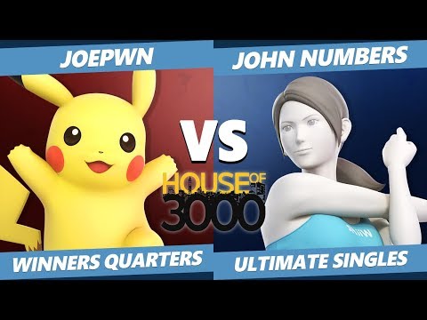 Smash Ultimate Tournament - JoePwn (Pikachu) Vs. John Numbers (Wii Fit) SSBU Xeno 181 W. Quarters