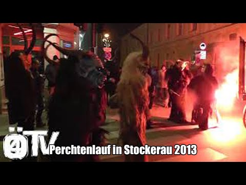 Ö4 TV beim Perchtenlauf in Stockerau 2013