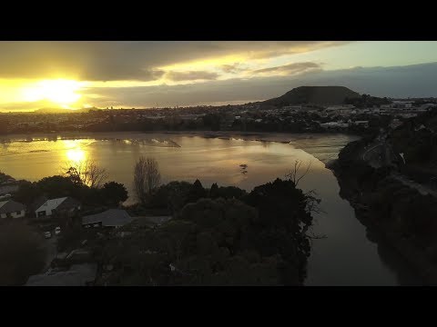 Panmure Basin  by drone    Auckland volcanic field
