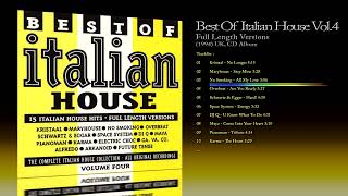 Best Of Italian House Vol.4 (1994) Full Length Versions, Various [CD Album]