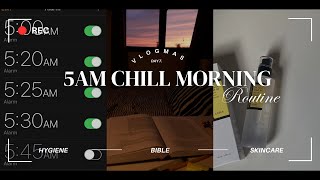 VLOGMAS DAY 7 | A very chill non aesthetically pleasing morning routine.‪‪❤︎‬