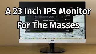 Video thumbnail for AOC I2369VM IPS Monitor Review by PC Centric