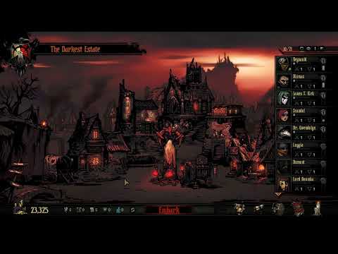Darkest Dungeon - Pitch Black Dungeon Run #1