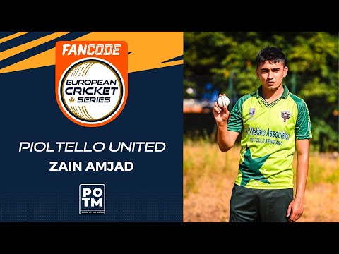 POTM: Z.Amjad - PU vs BGS | Highlights | FanCode ECS Milan, 2022 Day 4 | ECS22.352