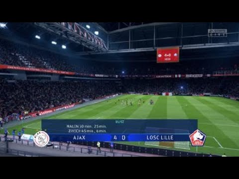Ajax - LOSC Lille (seizoen 2019 - 2020) champions league first half