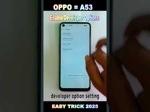 How To OPPO A53  Enable Developer Options, Developer Settings For //OPPO A53 2025//