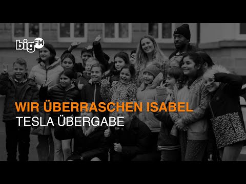Video Thumbnail: Grundschullehrerin Isabel gewinnt den Tesla 🤯🧡
