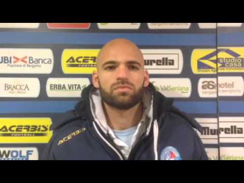 Post partita AlbinoLeffe vs Pavia - Davide Moi