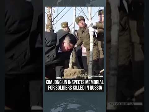 North Korea’s Kim Inspects Memorial For Soldiers Who Died During The Russia Mission | #shorts