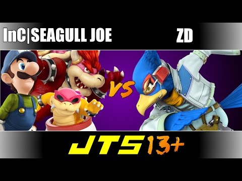 JTS 13 Plus InC|Seagull Joe (Bowser Jr., Luigi, Bowser) vs ZD (Falco) Grand Finals