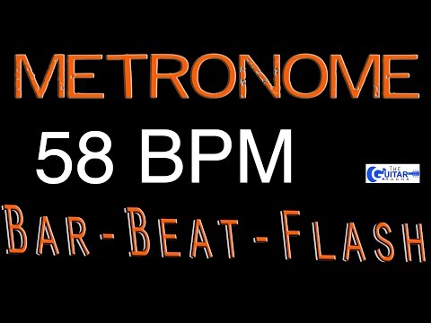 58 BPM FREE Metronome Best Free Online Metronome  Beats Per Minute Counter Flash Drummers Metronome