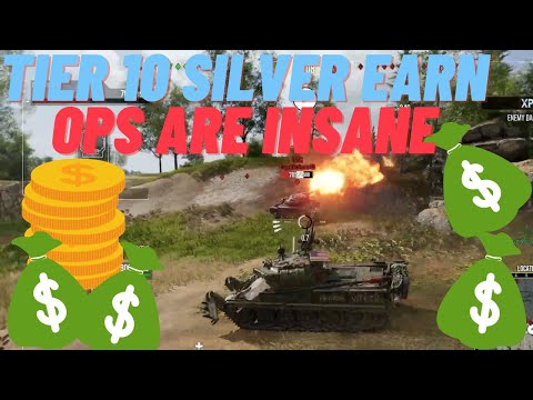 TVP T50/51 12k Comb DMG, With INSANE SILVER EARN! World of Tanks Console.