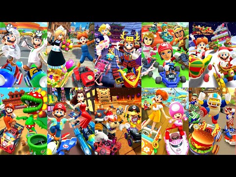 Mario Kart Tour - All Tour Trailers (2019-2022)