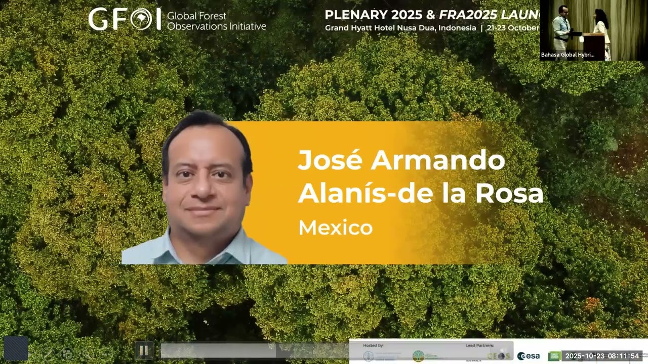 Forest monitoring for data transparency: NFI networks of networks | GFOI Plenary 2025