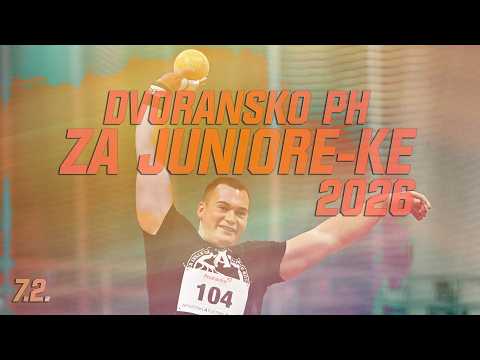 Dvoransko prvenstvo Hrvatske za juniore i  juniorke LIVE 2026