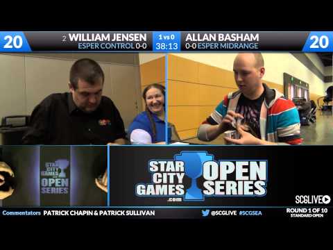 SCGSEA - Standard - Round 1 - William Jensen vs Allan Basham