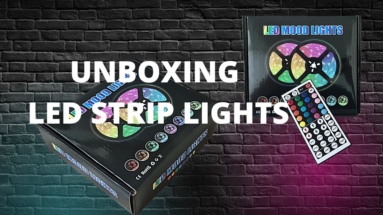Unboxing LED strip lights