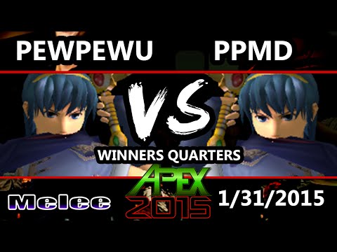Apex 2015 - PewPewU (Marth) Vs. PPMD (Falco, Marth) - Winners Quarters - SSBM