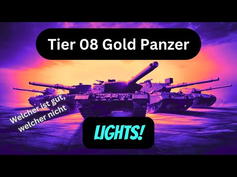WOT Console / Alle Tier 8 Gold / Lights / inkl. Bewertung