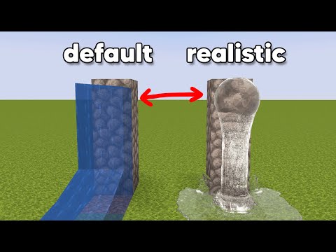 Minecraft Water vs Realistic Water