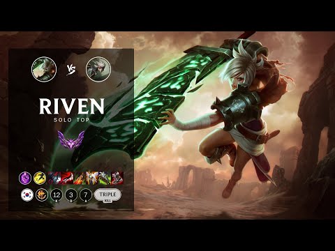 Riven Top vs Camille - KR Master Patch 12.15