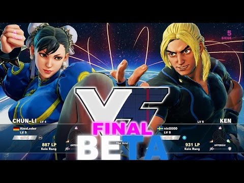 SFV Final Beta - Chun-Li Vs. Ken / Zangief Rollback Craziness - 60fps ✔