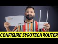 Syrotech Router Configuration || How To Configure BSNL FTTH ONU/ONT Router/Modem (2022) [in Hindi]
