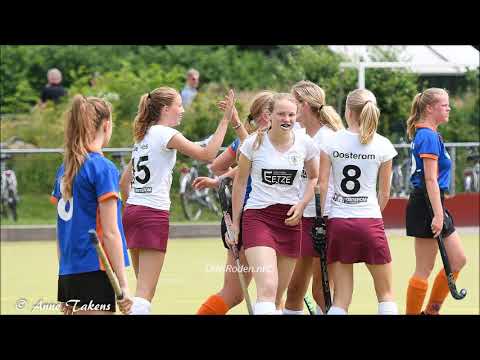 Meisjes MHC Roden MB1 sluiten het seizoen af met een 7-0 overwinning