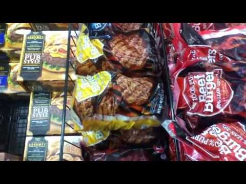 Frozen Hamburger Section At Super WalMart