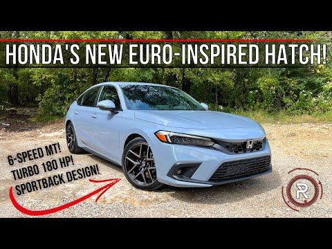 The 2022 Honda Civic Hatchback Is A 5-Door Si With A Euro-Inspired Design