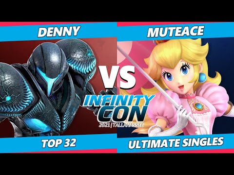 Infinity Con 2021 Top 32 - MuteAce (Peach) Vs. Denny (Dark Samus) SSBU Ultimate Tournament