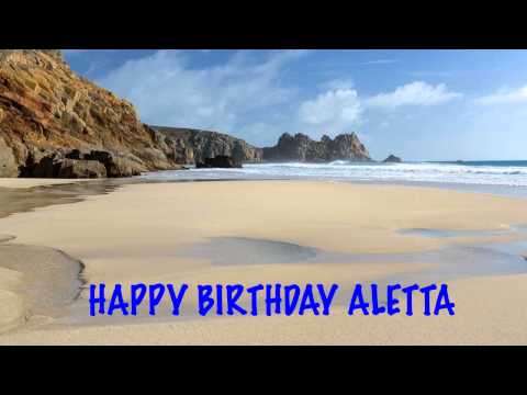 Aletta   Beaches Playas - Happy Birthday