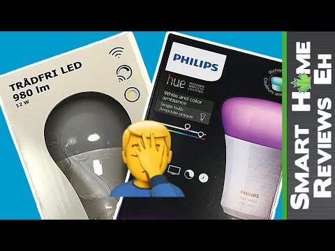 Philips Hue White Ambiance vs. Ikea Tradfri - One of these products is BRUTAL - Smart Home Reviews