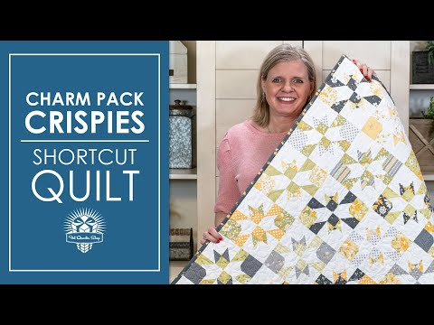 Try this New Quilt from Broken Dishes - Charm Pack Crispies - FREE Shortcut Quilt - Fat Quarter Shop