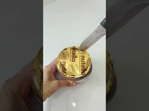 ASMR | Nutella Time ♥ #shorts #satisfying #asmr #tasty #chocolate