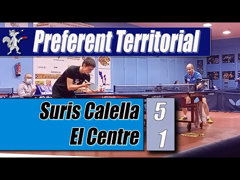 Suris Calella vs El Centre 5-1 | Preferent | Club Tennis Taula Calella