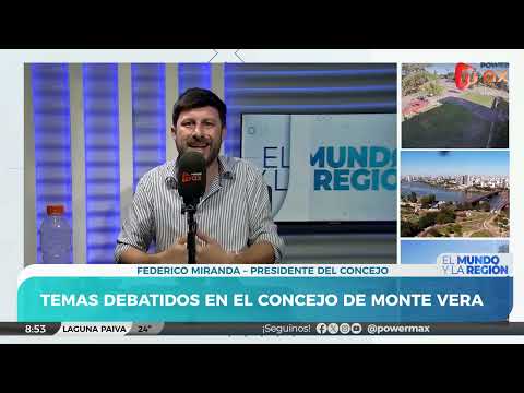 Federico Miranda visitó Powermax: Temas debatidos y nuevas autoridades en el Concejo de Monte Vera