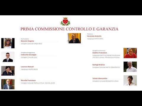 COMUNE PISA - 1a CCG MERCOLEDI' 7 APRILE 2021 (ORE 12:00)