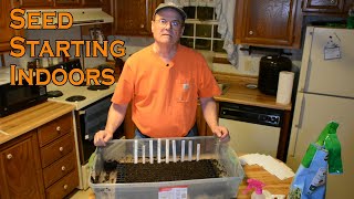 Seed Starting Indoors Vegetable Garden video 1