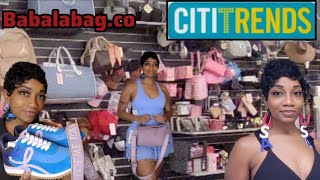 SHOP WITH ME at CitiTrends 👛 Let’s HUNT for UNIQUE Purse  + Haul | Babalabag.co Sneaker Review