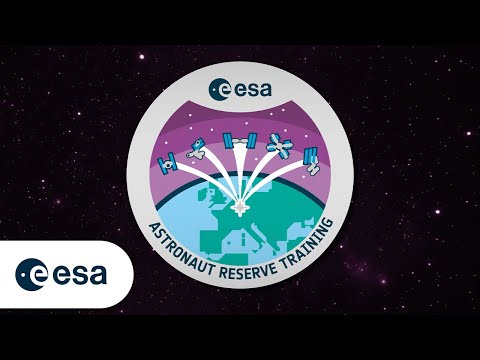 Astronaut Reserve Training patch animation