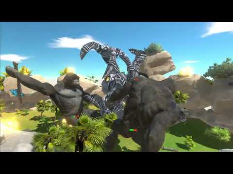 MONSTER WAR! KING KONG VS COLOSSAL TITAN 🔥 ANIMAL REVOLT BATTLE SIMULATOR
