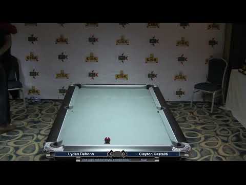 Cisk Lager National Singles Championships   Final -Race to 8  Lydan Debono vs Clayton Castaldi